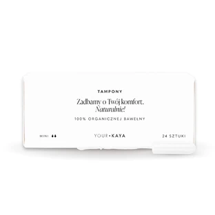 Your KAYA, органічні гігієнічні тампони, міні, 24 шт.