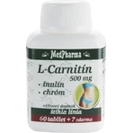 MedPharma L-карнітин 500 мг + інулін + хром 1×67 табл, L-CARNITINE + INULIN + CHROMIUM, L-CARNITINE + INULIN + CHROMIUM: ціни та характеристики