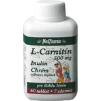 MedPharma L-карнітин 500 мг + інулін + хром 1×67 табл, L-CARNITINE + INULIN + CHROMIUM, L-CARNITINE + INULIN + CHROMIUM: ціни та характеристики