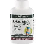 MedPharma L-карнітин 500 мг + інулін + хром 1×67 табл, L-CARNITINE + INULIN + CHROMIUM, L-CARNITINE + INULIN + CHROMIUM: ціни та характеристики