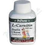MedPharma L-карнітин 500 мг + інулін + хром 1×67 табл, L-CARNITINE + INULIN + CHROMIUM, L-CARNITINE + INULIN + CHROMIUM: ціни та характеристики