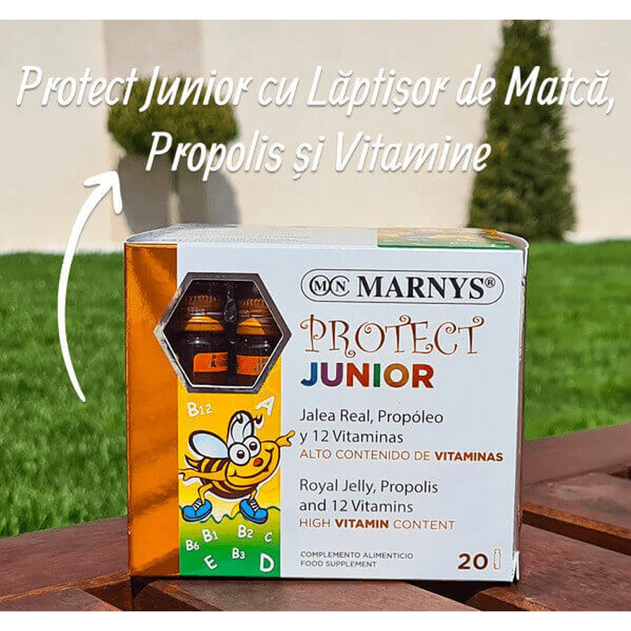 Комплекс для детского иммунитета Marnys Junior Protect для детей с 4 лет, ампулы по 11 мл №20: цены и характеристики