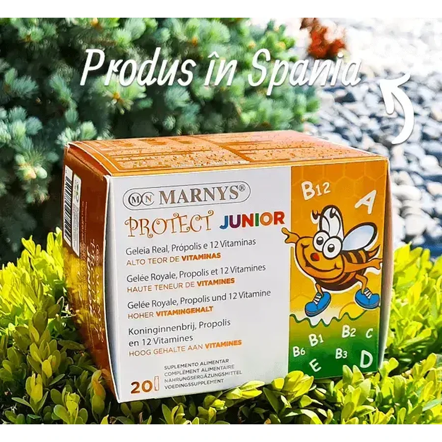 Комплекс для детского иммунитета Marnys Junior Protect для детей с 4 лет, ампулы по 11 мл №20: цены и характеристики