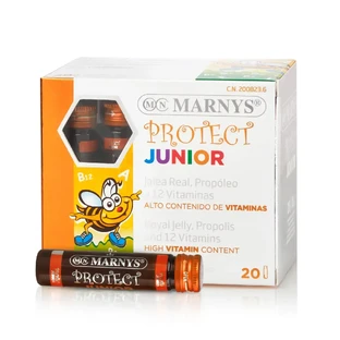 Комплекс для детского иммунитета Marnys Junior Protect для детей с 4 лет, ампулы по 11 мл №20