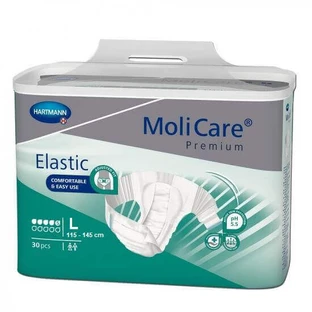 Труси від нетримання MoliCare Premium Elastic 5 PIC розмір L (1651873), 30 штук, Hartmann