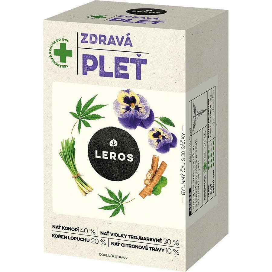 Leros i healthy ple конопля и фиалка саше 20 x 1,5 г: цены и характеристики