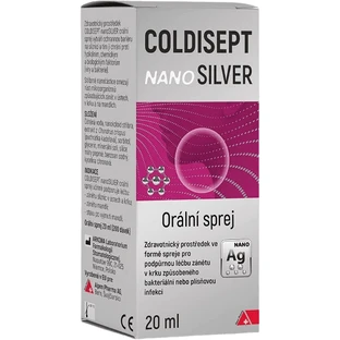 Coldisept NanoSilver спрей для полости рта 20 мл
