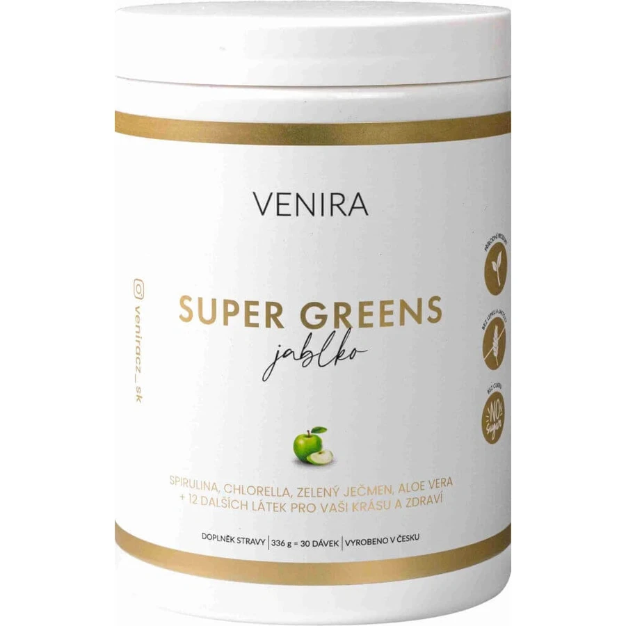 VENIRA Super Greens яблоко 1×336 г, пищевая добавка: цены и характеристики