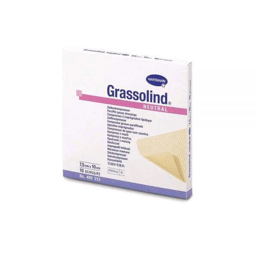 Стерильні серветки Grassolind (499313), 7,5x10 см, 10 шт, Hartmann: ціни та характеристики