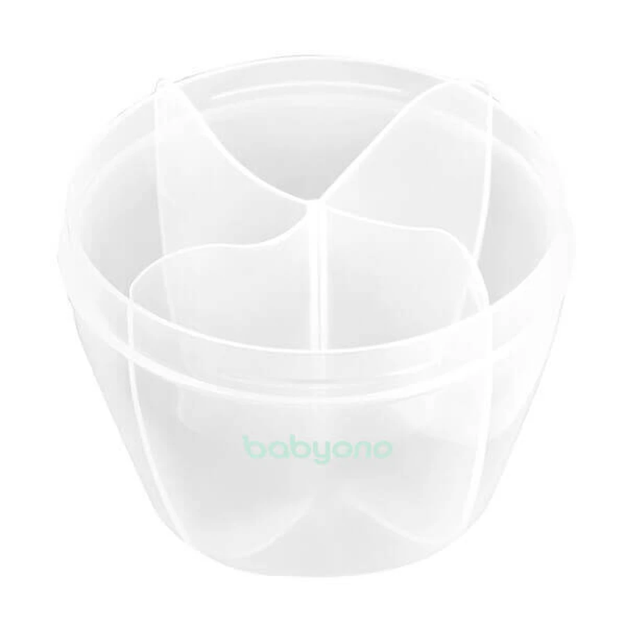 BabyOno, контейнер для сухого молока, 4-камерний, 1 штука ДЕФЕКТ УПАКОВКИ: ціни та характеристики