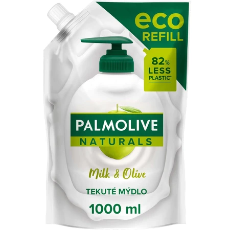 Рідке мило Palmolive Naturals Оливково-молочне поповнення 1000 мл: ціни та характеристики