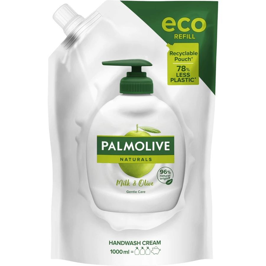 Рідке мило Palmolive Naturals Оливково-молочне поповнення 1000 мл: ціни та характеристики