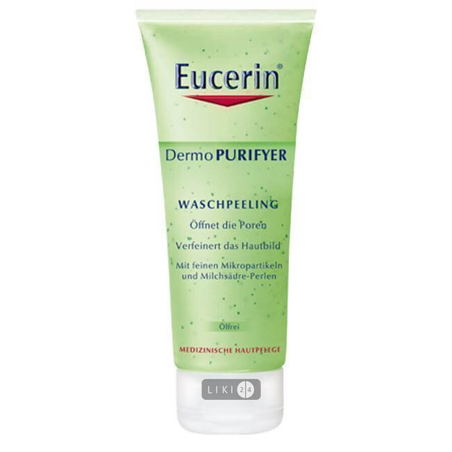 Скраб Eucerin DermoPurifyer Scrub для вмивання проблемна шкіра, 100 мл: ціни та характеристики