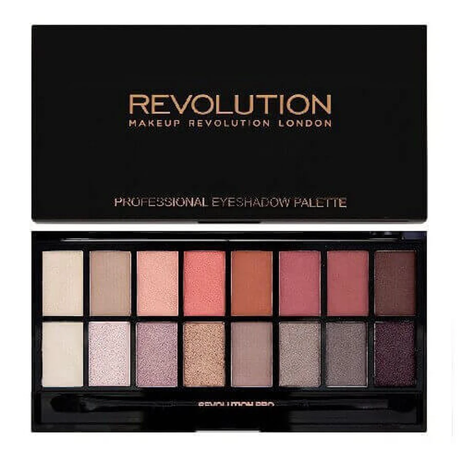 Палетка теней для век Makeup Revolution New-Trals vs Neutrals, 16 цветов: цены и характеристики