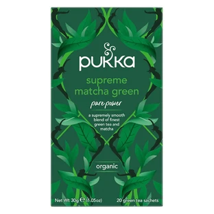 Pukka Supreme Matcha Green Organic, зелений чай з маттями, 1,5 г х 20 пакетиків