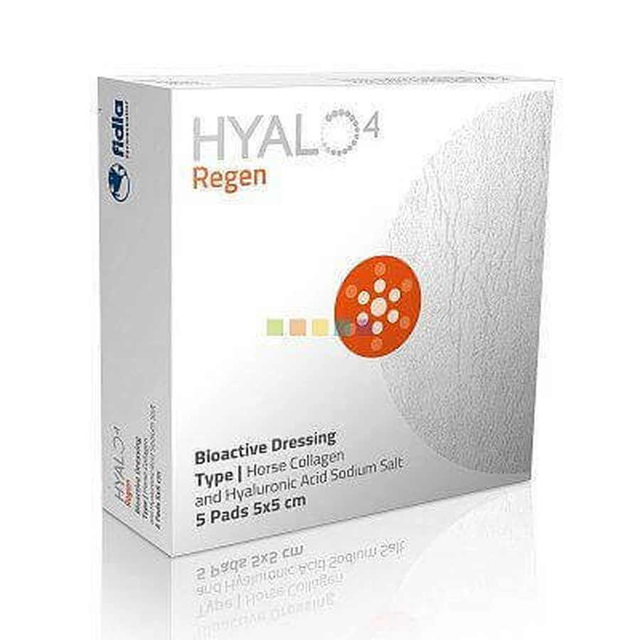 Биоактивная повязка Hyalo4 Regen, 5 штук 5 x 5 см, Fidia Farmaceutici: цены и характеристики