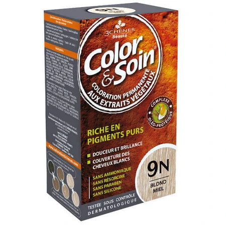 Color&Soin, восковой краситель, 9N, медовый блондин, 135 мл: цены и характеристики