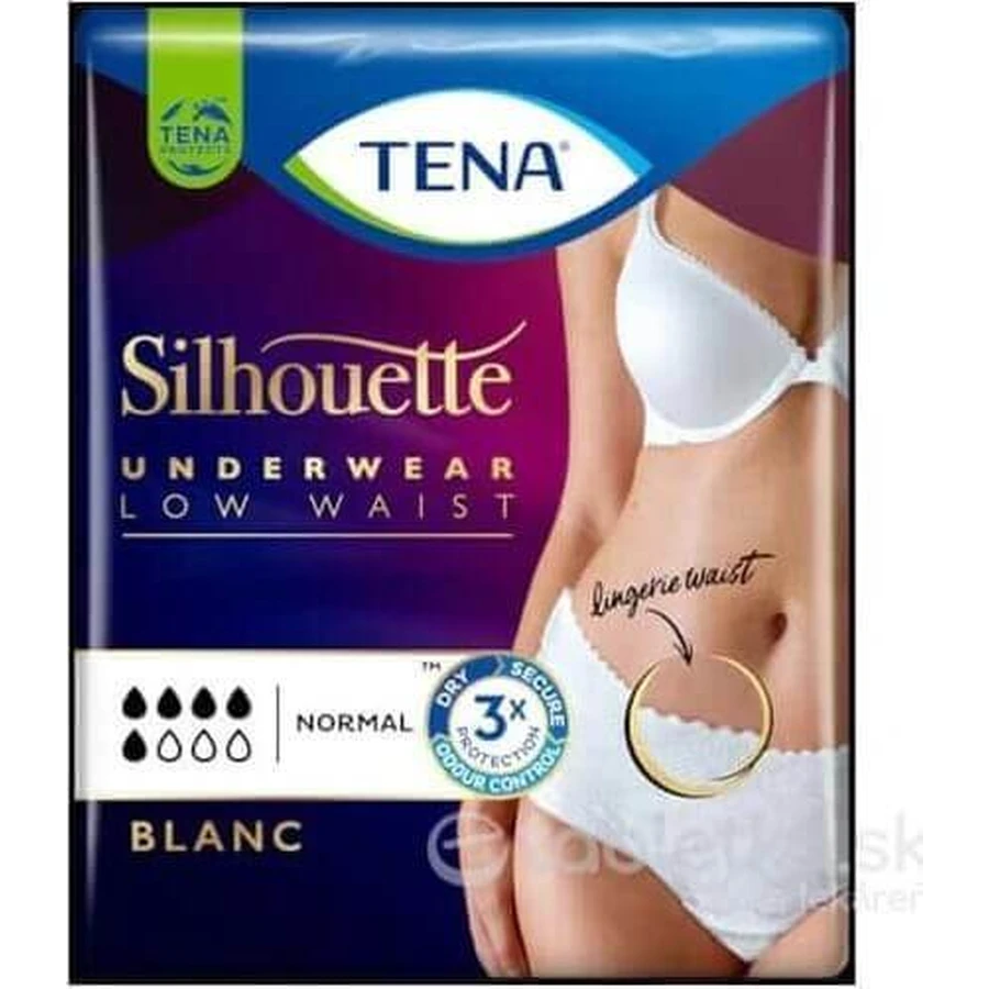 TENA Silhouette Normal Low Waist Blanc M 1×6 шт, белье от недержания для женщин: цены и характеристики