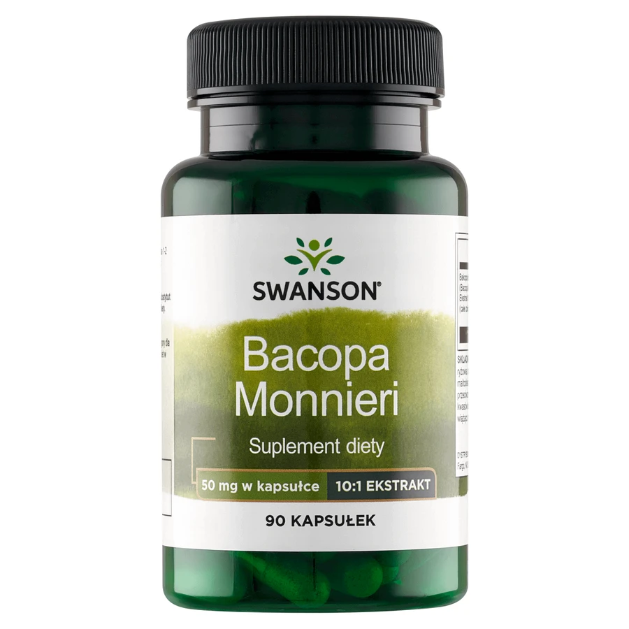 Swanson Bacopa Monniera 10:1 екстракт, бакопа мала 50 мг, 90 капсул: ціни та характеристики