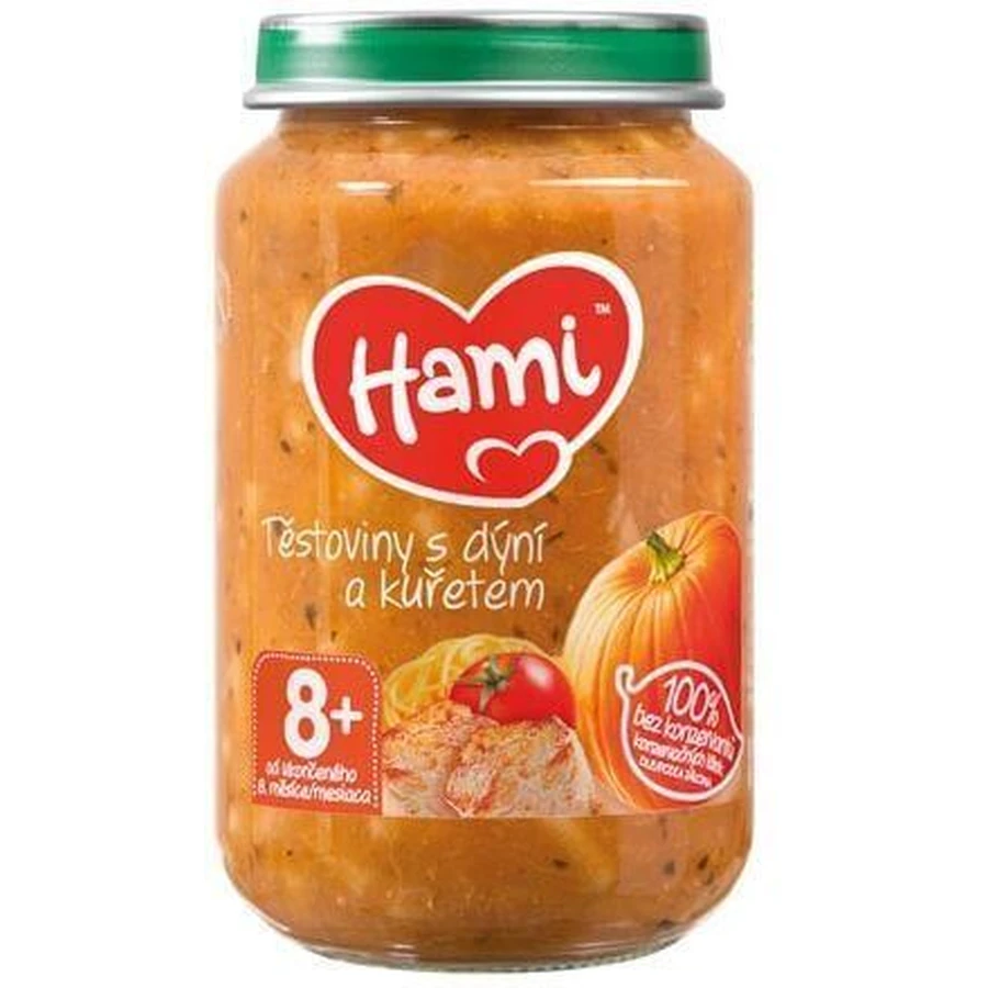 Hami Паста с тыквой и курицей 200 г: цены и характеристики