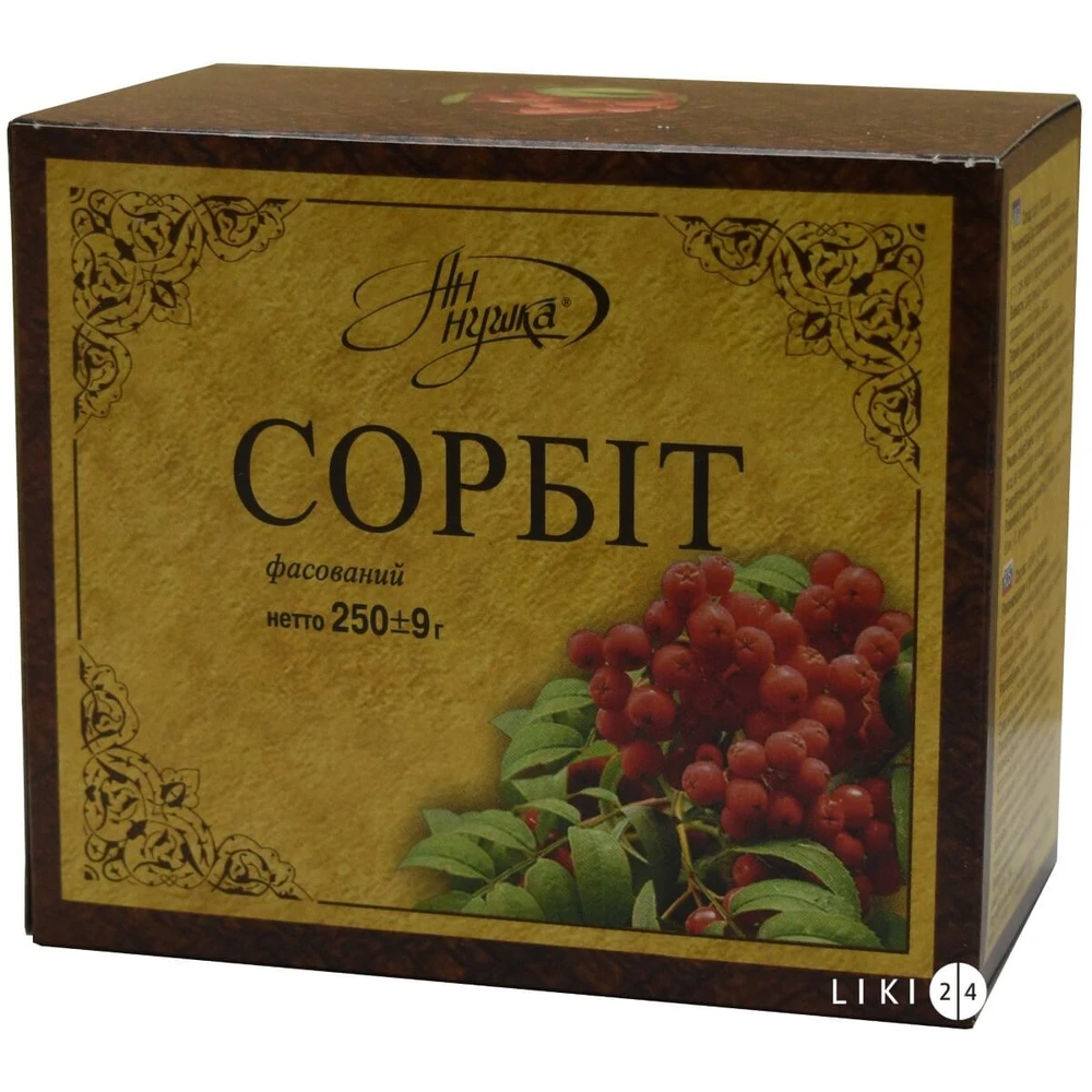 Сорбіт фасований 250 г: ціни та характеристики
