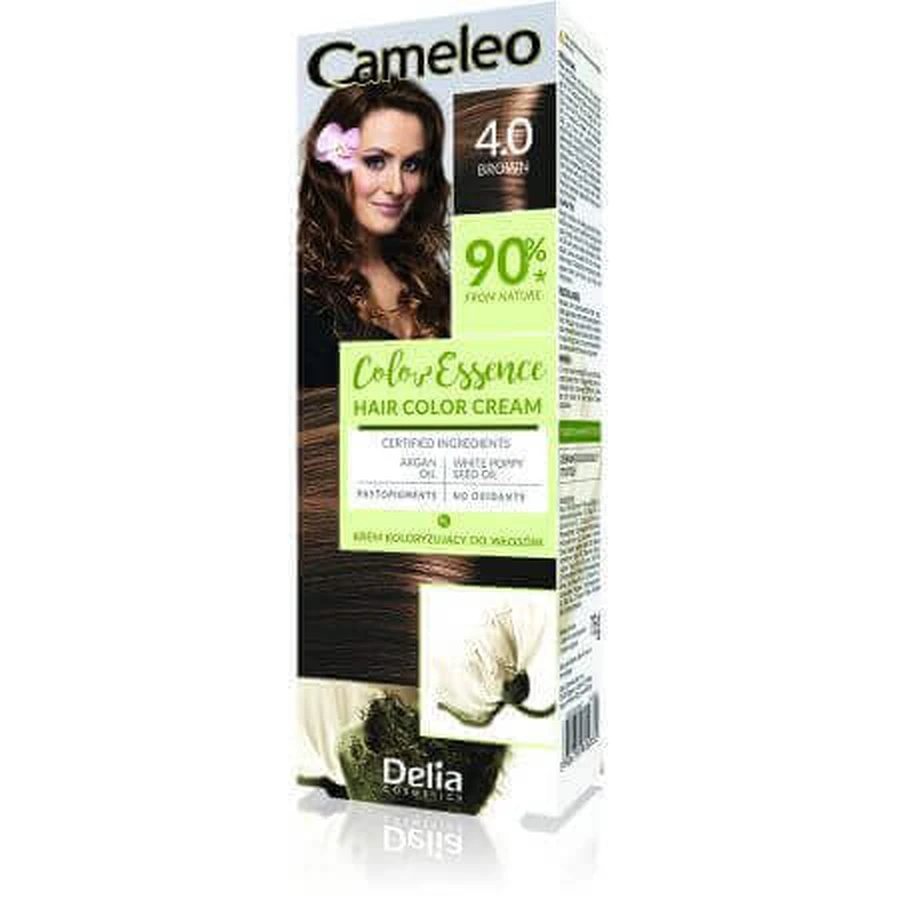 Cameleo Colour Essence Краска для волос 4.0 коричневая, Delia Cosmetics: цены и характеристики