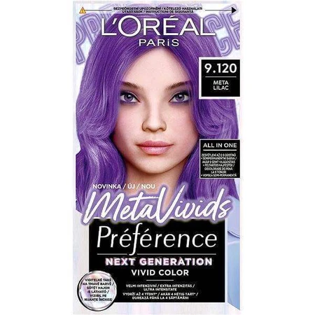 L'Oréal Paris Preférence Meta Vivids Meta Lilac 1×1 шт, перманентный цвет волос: цены и характеристики