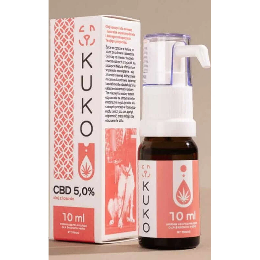 CBD олія 5% для рудих собак - 10 мл олії розторопші KUKO від Yango: ціни та характеристики