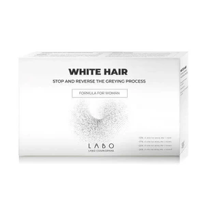 White Hair для жіночих сливових локонів, 40 ампул, Labo