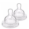 Соска силіконова Philips AVENT Анти-Колік середній потік від 3 міс 2 шт SCY763/02