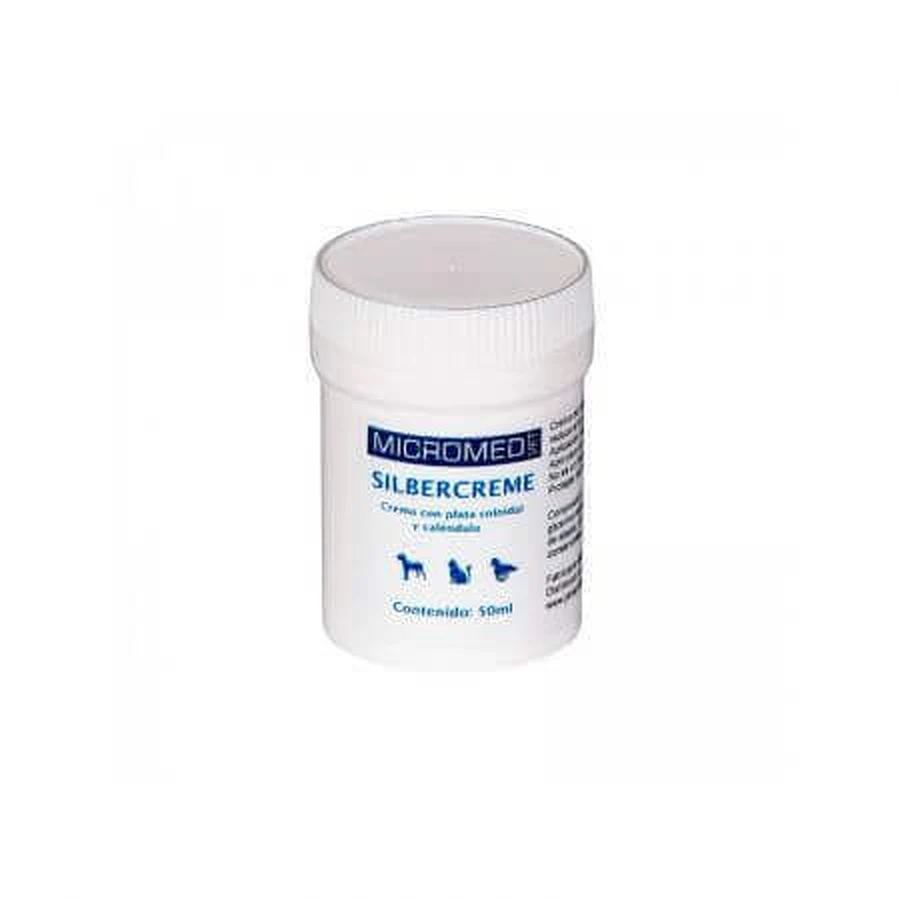 Крем Silbercream загоювальний Silbercream, 50 мл, Micromed Vet: ціни та характеристики