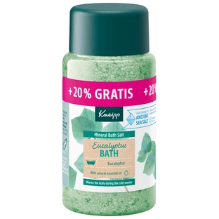 Kneipp Евкаліптова ванна, кристали для ванн з мінеральною сіллю, 600 г