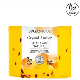Питательное мыло с янтарем, миндалем и мандарином, Crystal Amber, 100 г, Organique