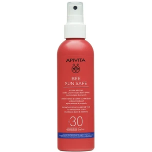 Солнцезащитный спрей Apivita Bee Sun Safe для лица и тела SPF30, 200 мл