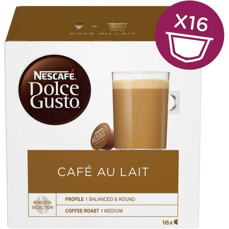 Nescafé Капсулы Dolce Gusto CafeAuLait 16 капсул 16 капсул: цены и характеристики