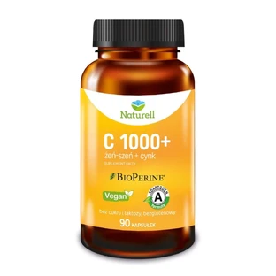 Витамин C 1000+ Naturell C 1000+ BioPerine, 90 капсул