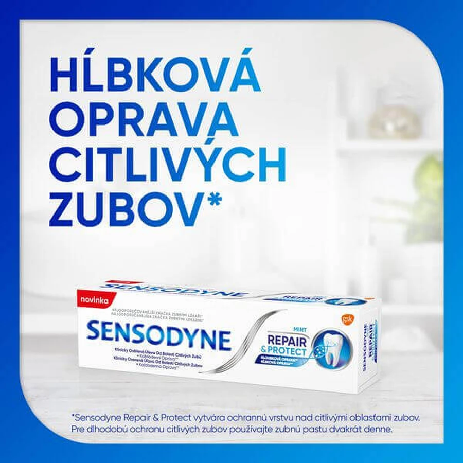 Зубна паста Sensodyne Repair & Protect для чутливих зубів 75 мл: ціни та характеристики