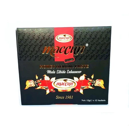 Медовая паста Macun Aphrodisiac Herbal для повышения потенции и либидо, 12 шт. по 12 г: цены и характеристики