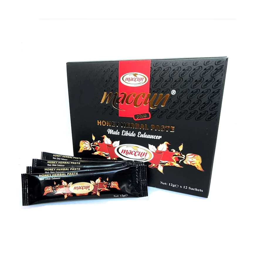 Медовая паста Macun Aphrodisiac Herbal для повышения потенции и либидо, 12 шт. по 12 г: цены и характеристики