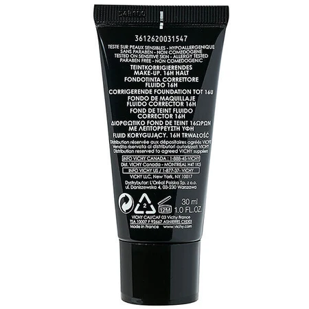 Vichy Dermablend Довготривалий коригувальний флюїд 35 Пісок, 30 мл: ціни та характеристики