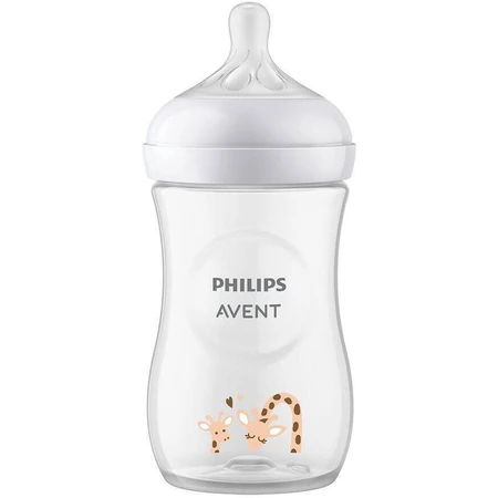 Пляшечка Philips Avent Natural Response 260мл, жираф, 1м+, жираф: ціни та характеристики