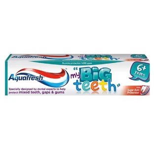 Зубна паста +6 років Мої великі зуби Aquafresh, 50 мл, Гск