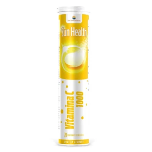 Вітамін С 1000 мг Sun Health, 20 шипучих таблеток, Sun Wave Pharma
