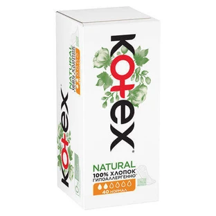 Прокладки Kotex Natural Normal, ежедневные, 40 шт.