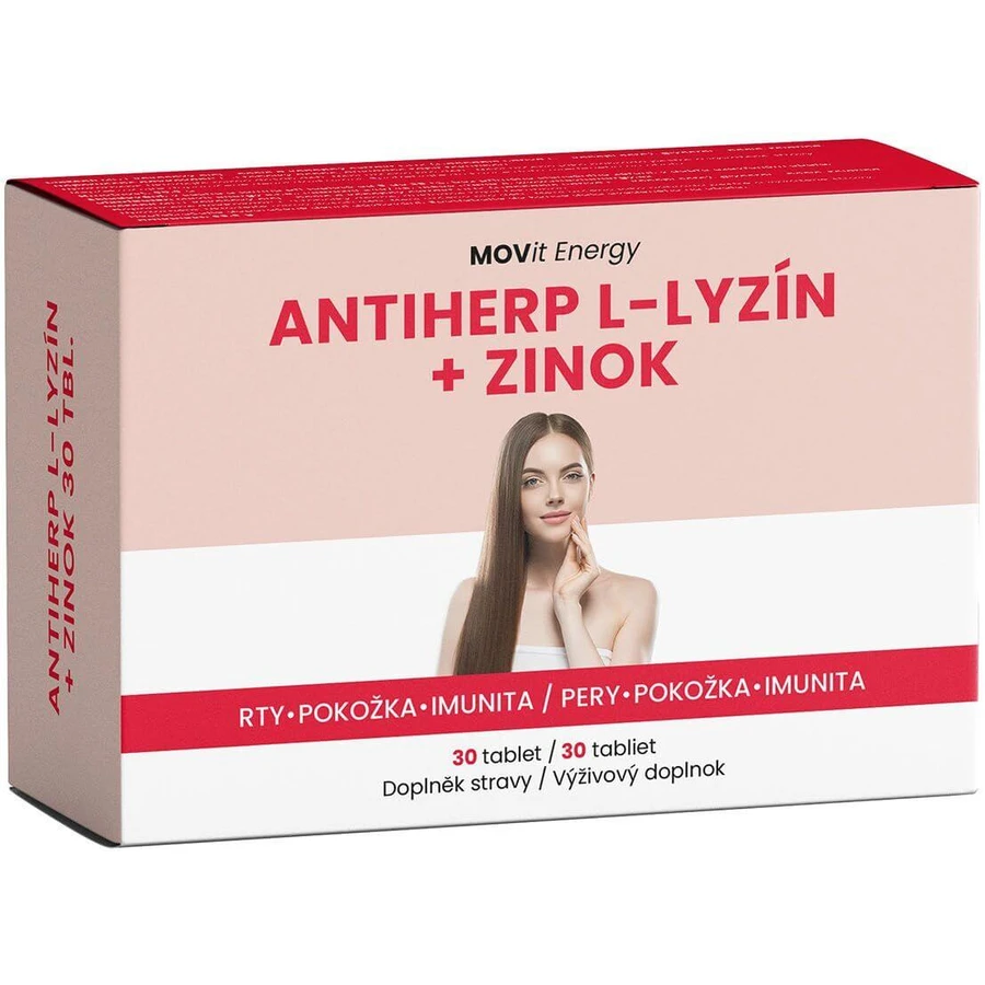 MOVit Energy AntiHerp L-лізин + цинк 30 таблеток: ціни та характеристики