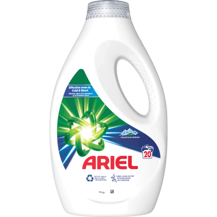 Ariel Горный родник Жидкое моющее средство 20 splri, 1 л: цены и характеристики