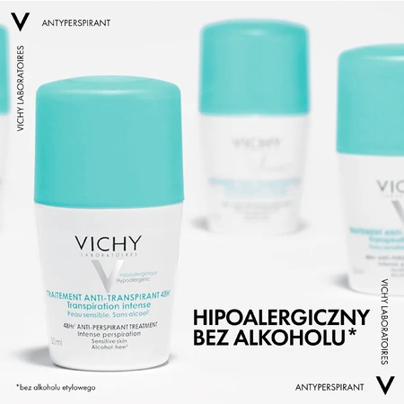 Роликовый дезодорант Vichy Traitement Anti-Transpirant 48H против потоотделения, 50 мл: цены и характеристики