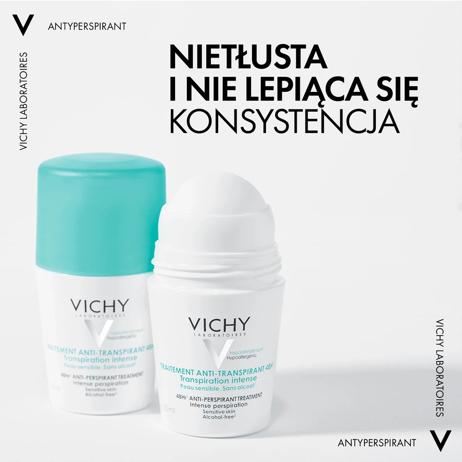 Роликовый дезодорант Vichy Traitement Anti-Transpirant 48H против потоотделения, 50 мл: цены и характеристики