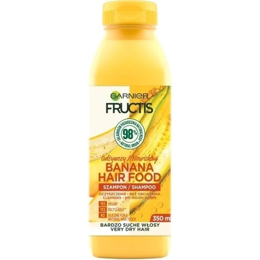 Garnier Fructis Hair Food Банановий шампунь для волосся 1×350 мл, шампунь: ціни та характеристики