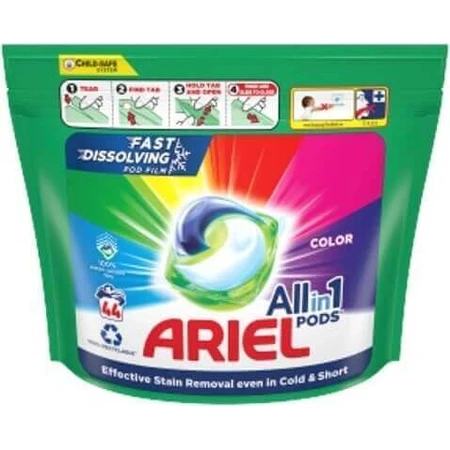 Ariel All-in-1 PODS Color, гелеві капсули для прання, 44 прання 1×44шт, гелеві капсули для прання: ціни та характеристики